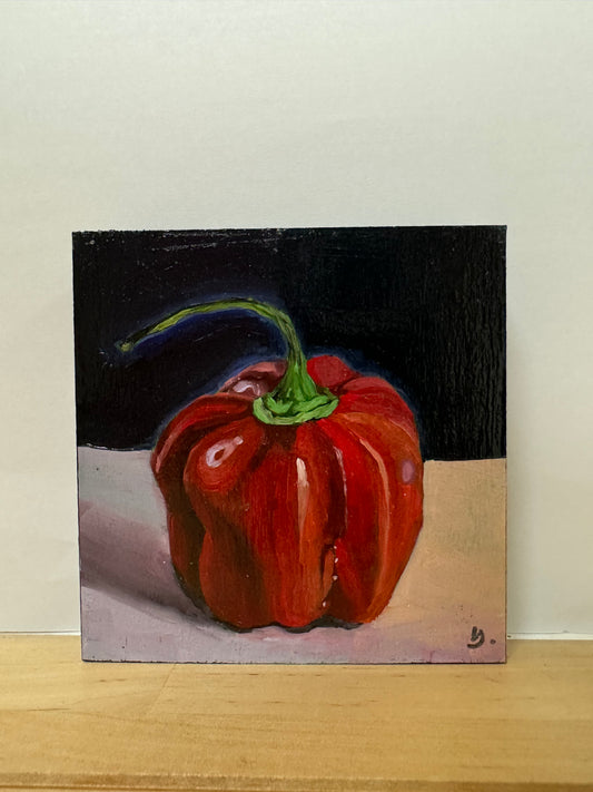 Red pepper painting