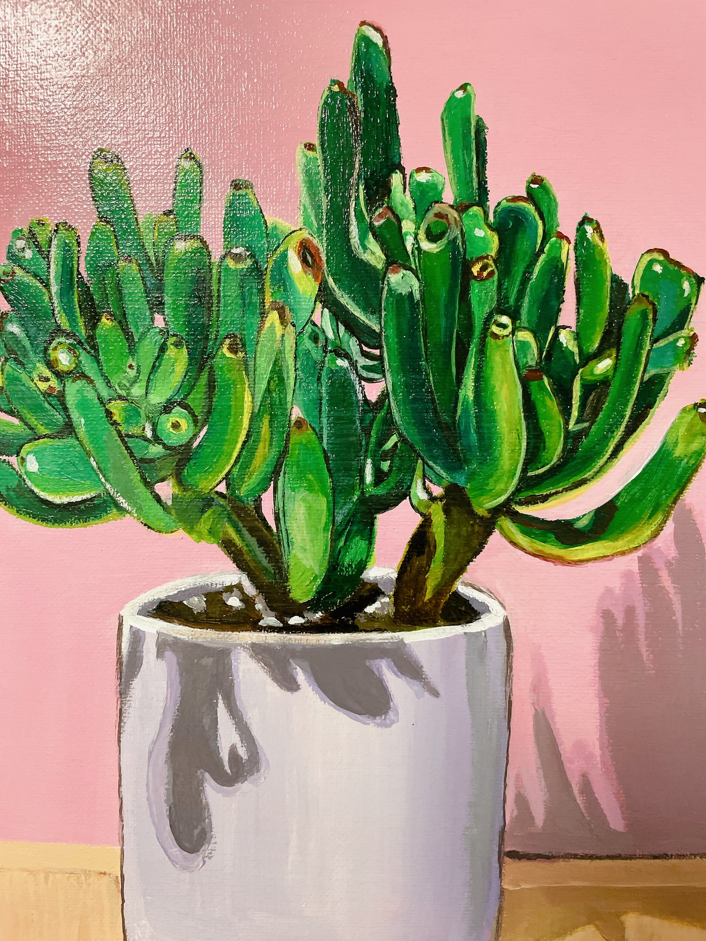 Cactus original acrylic painting